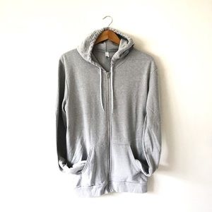 American Apparel Tri-blend Zip Up Men’s